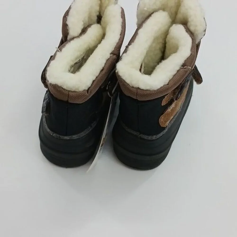 Cat & Jack Winter Boots Kids Shoes Tan Lev Boys Size 5